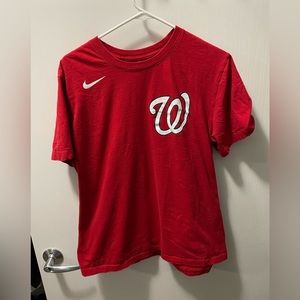 Kyle Schwarber Washington Nationals jersey shirt